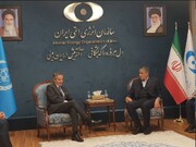 عکس | دور نخست مذاکرات گروسی با اسلامی در تهران