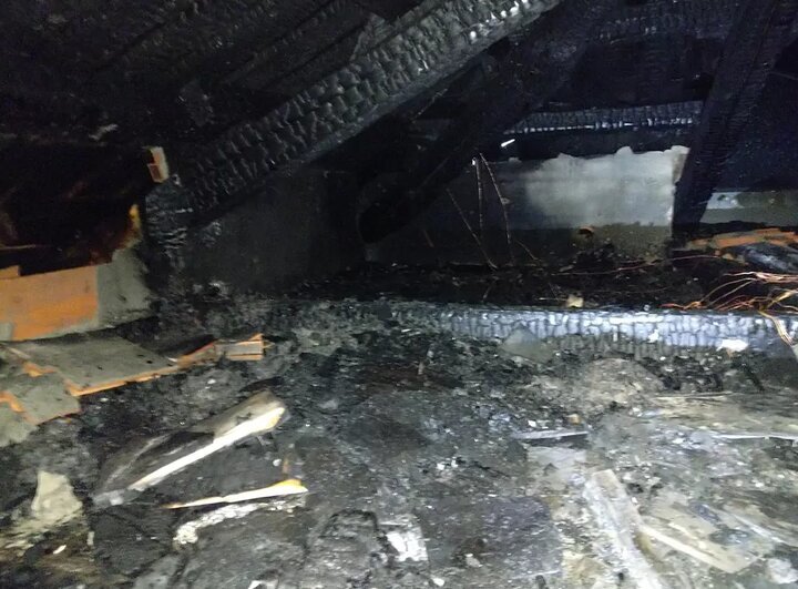 تصاویر| آتش سوزی شدید در خانه عابدزاده؛ همه چیز خاکستر شد | جزئیات حادثه عجیب