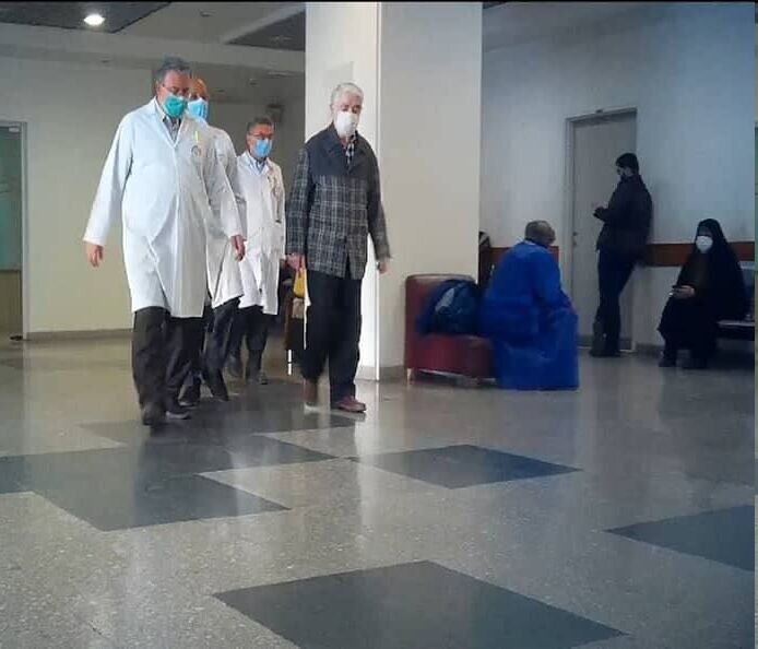میرحسین موسوی در بیمارستان - مرکز درمانی