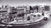 تصویر کمتر دیده شده از میدان توپخانه در سال ۱۳۲۵