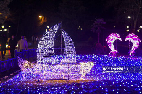 بزرگ‌ترین جشن نور در کشور با عنوان «تهران زیبا»