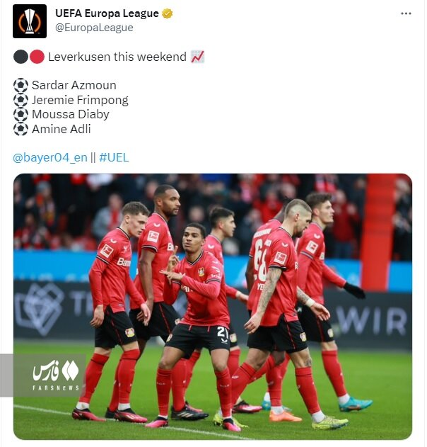 عکس | یوفا سردار آزمون را در لیست هشدار قرار داد!