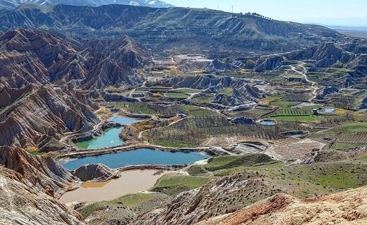 تصاویر | زیبایی‌های باورنکردنی بوژان؛ روستایی آسمانی در دل کوه | بوژان نیشابور کجاست