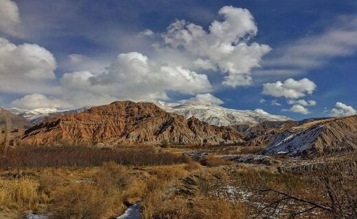 تصاویر | زیباییهای باورنکردنی بوژان؛ روستایی آسمانی در دل کوه | بوژان نیشابور کجاست