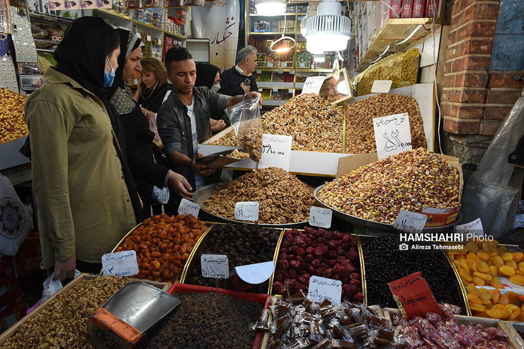 خرید شب عید در بازار تهران