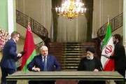 ببینید |‌ لحظه امضای ۸ تفاهم‌نامه بین ایران و بلاروس