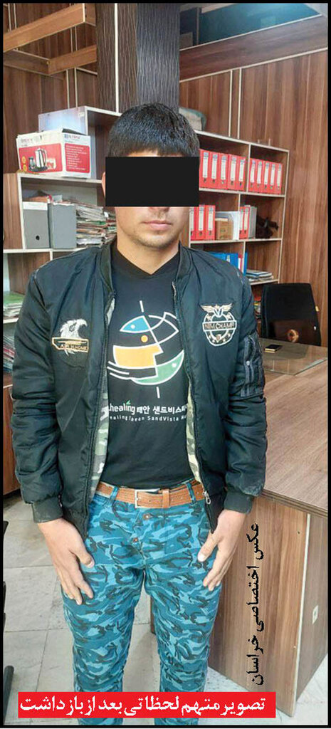 تصاویر قاتل و صحنه قتل فجیع در مشهد را ببینید | راز بریدن گلوی نوجوان کر و لال فاش شد | ادعای عجیب قاتل ۲۲ ساله