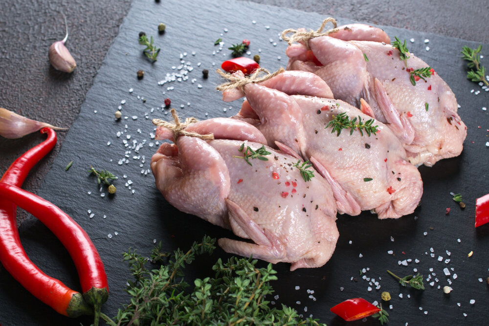 quail meat - خواص بلدرچین - گوشت بلدرچین
