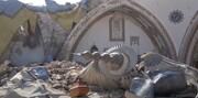 ببینید | ستون‌های عجیب در دل یک مسجد | این ستون‌ها بعد از زلزله موجب تغییر شکل سازه می‌شوند!