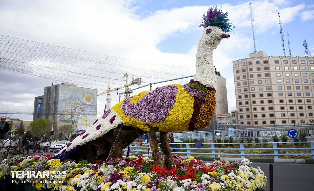 طاووس در میدان ولیعصر