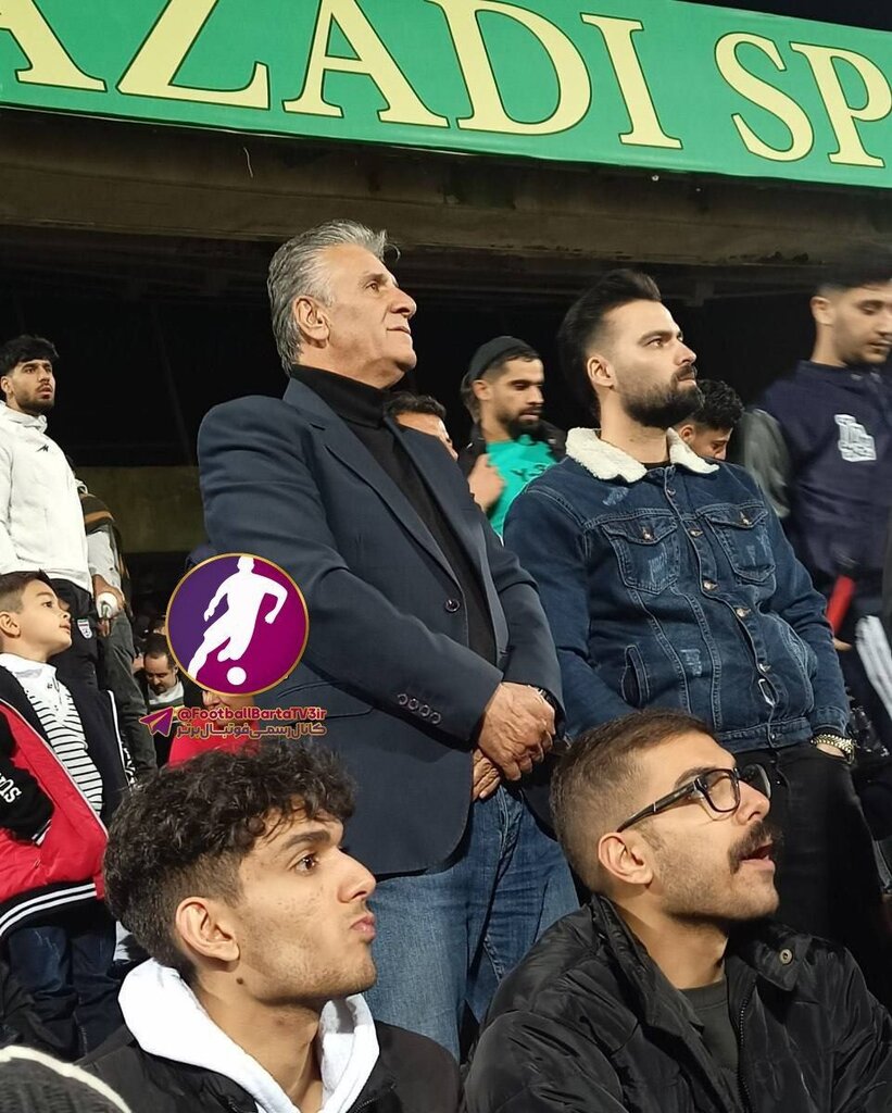 عکس| حضور ناگهانی کی روش در بازی ایران و روسیه! | تصویر عجیب سوژه عکاسان شد