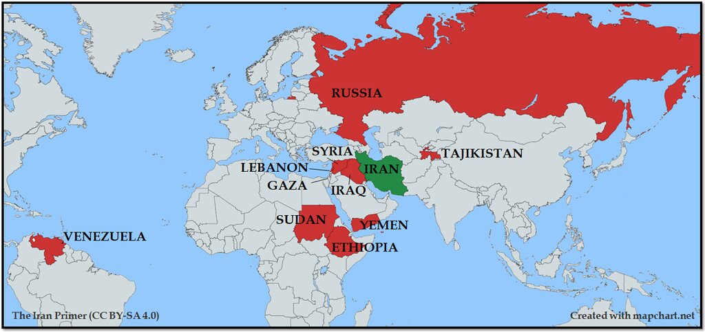 نقشه گستره پهپادهای ایران در جهان ؛ نقاط قرمز را ببینید | رده بندی صادرکنندگان پهپاد؛ ایران به میدان رقابت وارد شد