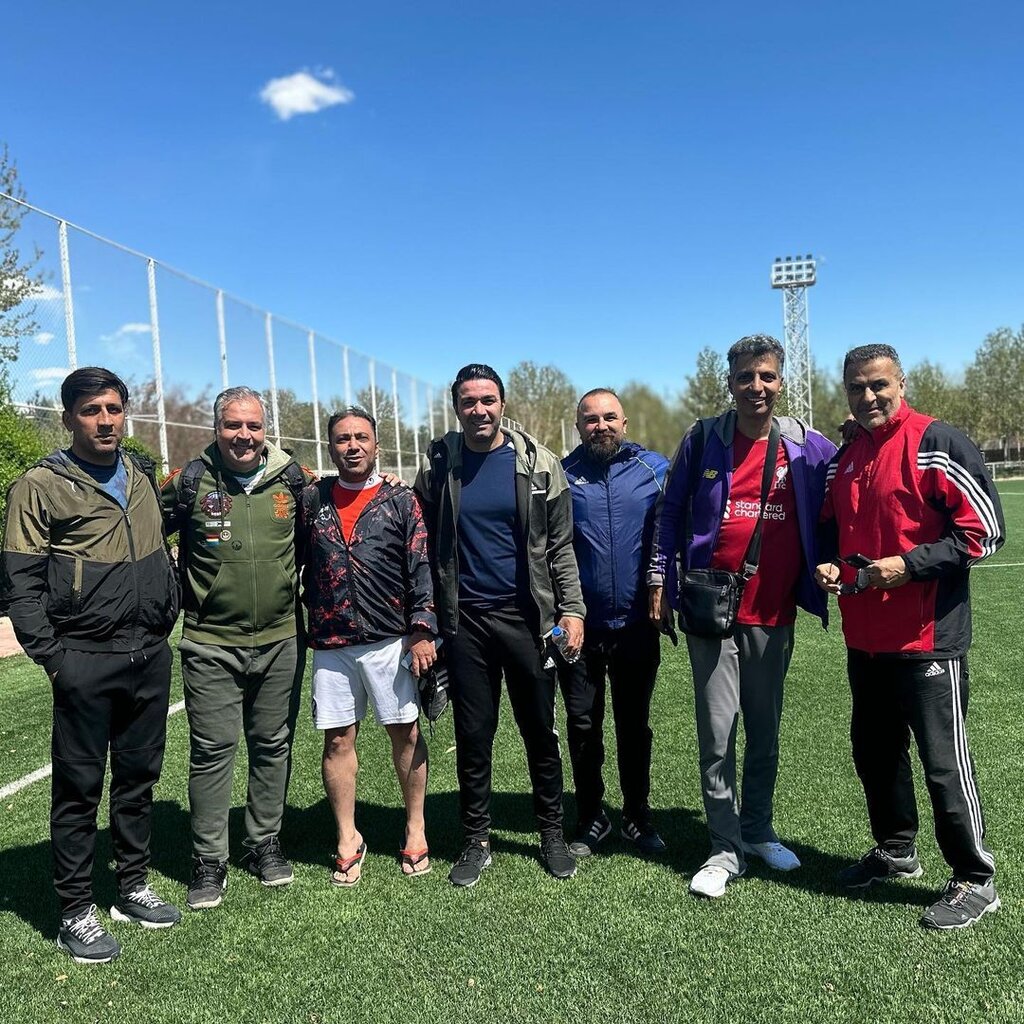 عکس| جواد نکونام به کمپ تیم ملی فوتبال رفت