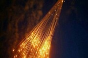 تصاویر لحظات عجیب حمله روسیه به اوکراین با بارش آتش از آسمان