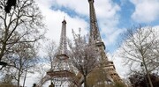 عکس | برج ایفل ۲ تا شد ؛ صدای پاریسی‌ها درآمد