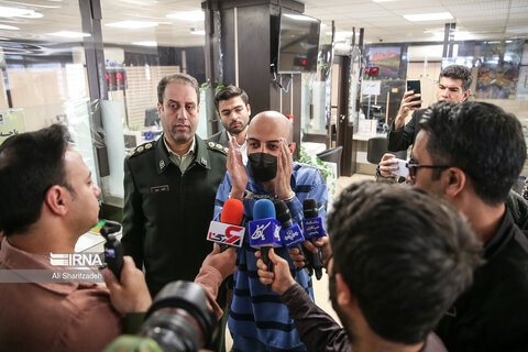 بازسازی صحنه سرقت مسلحانه بانک آینده