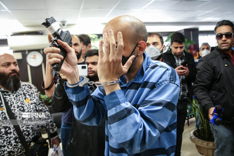 بازسازی صحنه سرقت مسلحانه بانک آینده