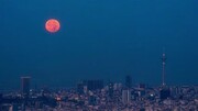 تصاویر غروب زیبای نیمه ماه رمضان در آسمان تهران | تایم لپس دیدنی غروب ماه کامل رمضان را ببینید
