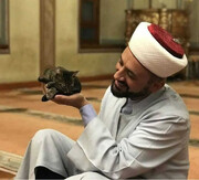 تصاویر | امام جماعتی که درِ مسجد را به روی گربه‌های خیابانی باز کرد