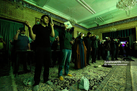 احیای شب نوزدهم رمضان در مسجد گیاهی