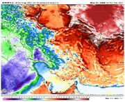عکس | نقشه سرما و گرمای کم سابقه در شهرهای شرق و غرب ایران را ببینید