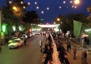تصاویر سفره افطاری حیرت‌ انگیز در خیابان‌های کاشان