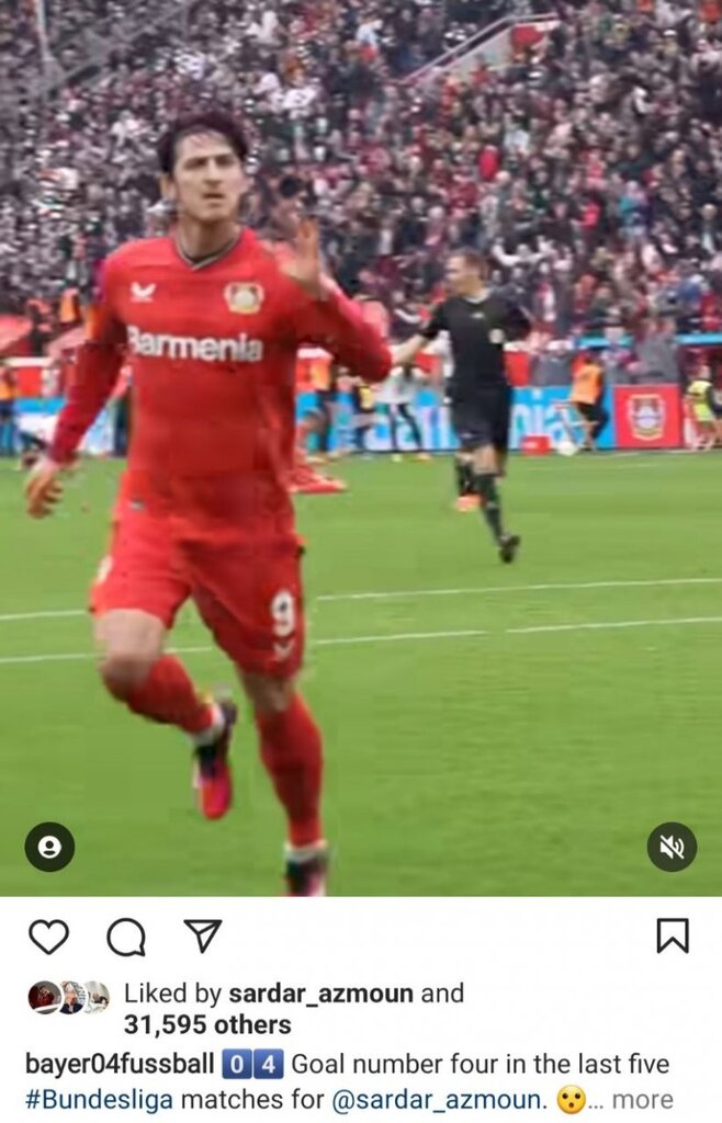 عکس | آلمانیها تحت تاثیر عملکرد سردار آزمون | واکنش تصویری به درخشش غیرمنتظره