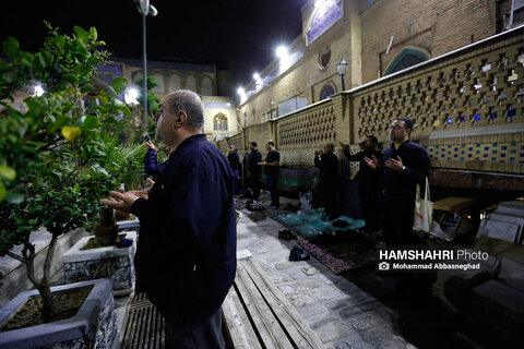 شب بیست و یکم ماه رمضان در مسجد جامع بازار تهران