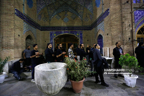 شب بیست و یکم ماه رمضان در مسجد جامع بازار تهران