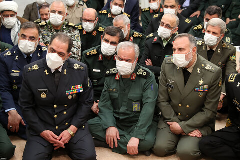 دیدار فرماندهان و مسئولان ارشد نیروهای مسلح