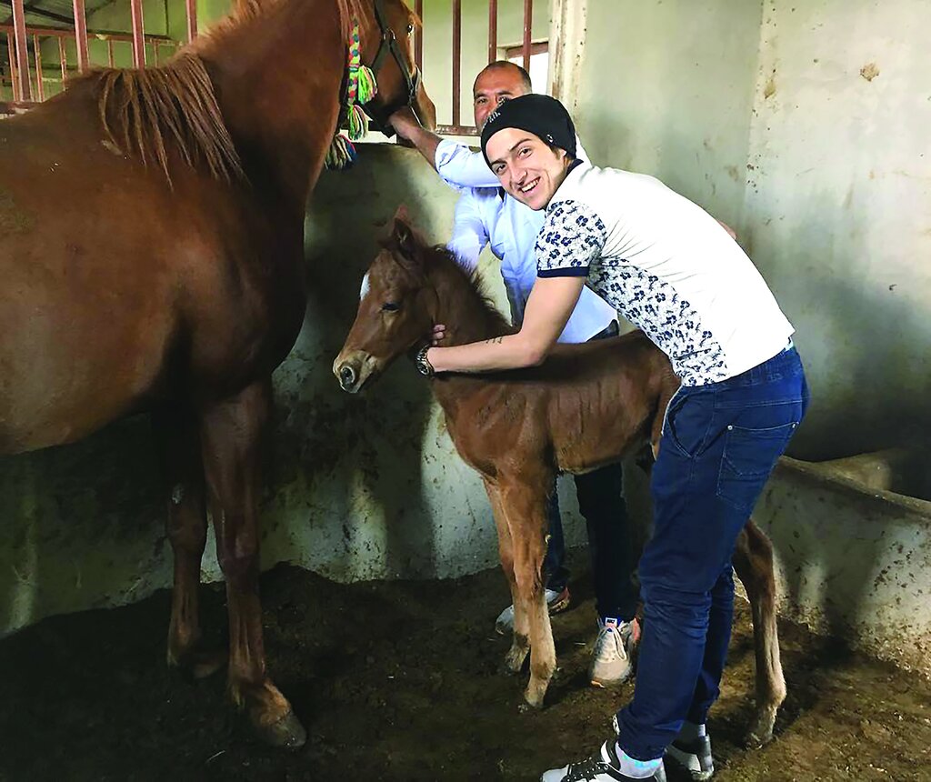 تصاویری از اسب سواری لاکچری سردار آزمون | مهاجم تیم ملی از خرید گرانترین اسبش میگوید | قیمت اسبهایم یک راز است | اسم اسبم را فانتوم گذاشتم چون...