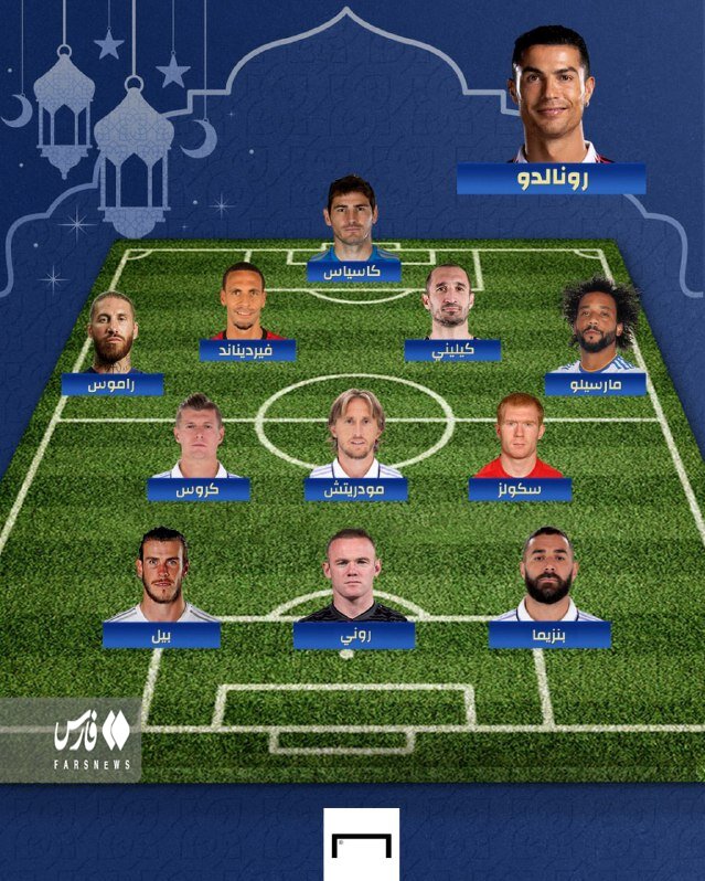 عکس | تیم رویایی رونالدو | مثلث جالب کریستیانو در خط حمله