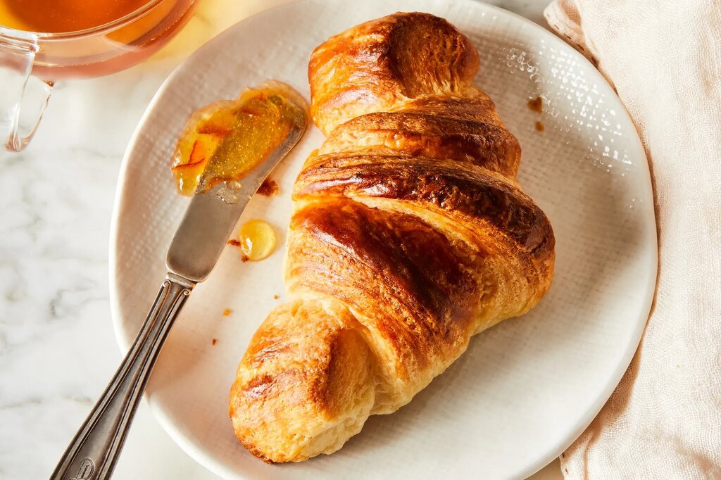 کروسان با خمیر هزارلا - Croissant