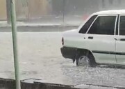 ببینید | بارش شدید تگرگ در سیستان و بلوچستان | سیلاب در بشاگرد