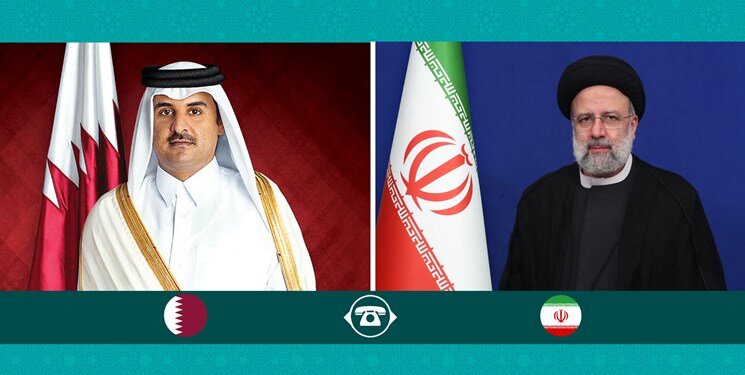 رئیسی - امیر قطر