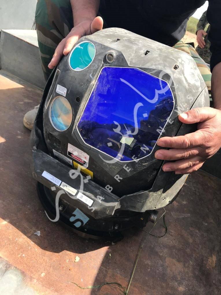 تصاویر سقوط پهپاد آمریکایی در عراق | ورود نیروهای آمریکایی به منطقه برای جمعآوری لاشه پهپاد