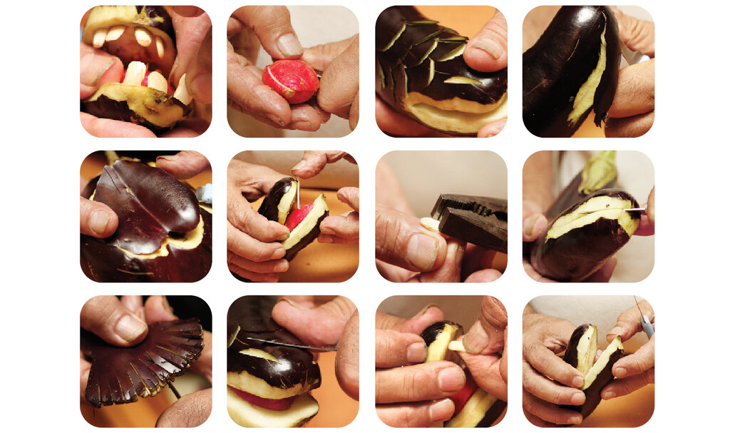 با بادمجان نهنگ درست کنید