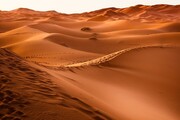 تصاویر جادویی از صحرای آیینه‌ای؛ باور این سخت است!