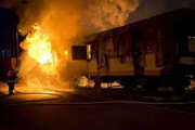 ببینید | آتش‌گرفتن قطار مسافربری در پاکستان | این حادثه ۸ کشته داشت