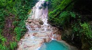 ببینید | آبشار آهکی اسکلیم در دل جنگل‌های لفور | ۳ ساعت جنگل‌نوردی تا رسیدن به حوضچه‌های پلکانی گالش‌کلا  | این منطقه قطب آبشارهای مازندران است