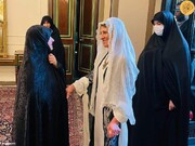 تصاویر | دیدار همسران رؤسای جمهور ایران و عراق