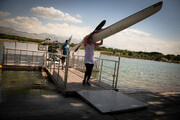 تصاویر | دختران پاروزن قهار میهمان دریاچه آزادی