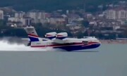 تصاویر عجیب بلند شدن هواپیمای مسافربری از روی آب