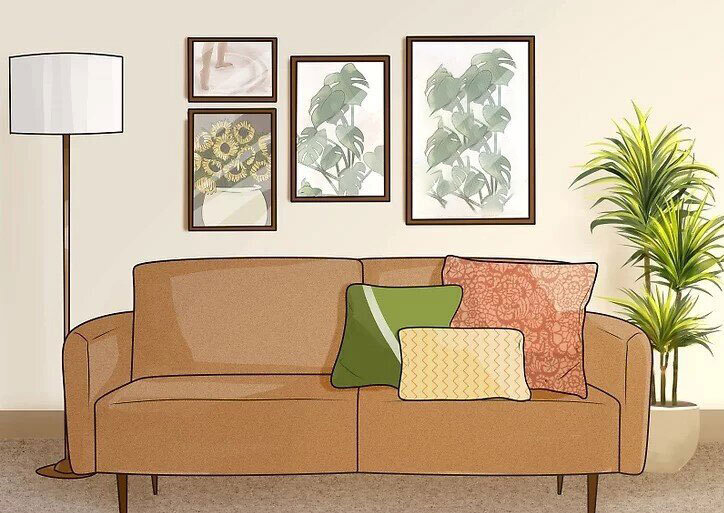 تصاویر | ۱۱ ایده برای چیدمان کوسن روی مبل | با این نکات ساده دکوراسیون خانه را زیباتر کنید