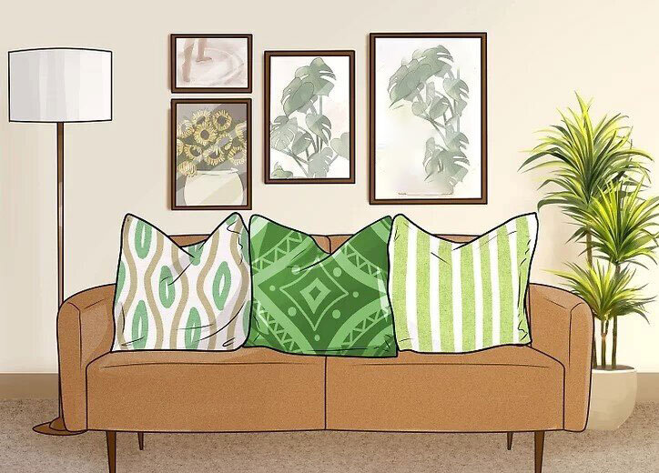 تصاویر | ۱۱ ایده برای چیدمان کوسن روی مبل | با این نکات ساده دکوراسیون خانه را زیباتر کنید