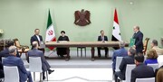 امضای برنامه جامع همکاری‌های راهبردی و بلندمدت ایران و سوریه و ۱۴ سند همکاری دیگر با حضور رئیسی و بشار اسد