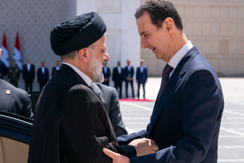 استقبال رسمی بشار اسد از رئیسی