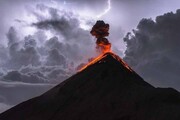 ببینید | لحظه فعال شدن آتشفشان آکاتنانگو در گواتمالا