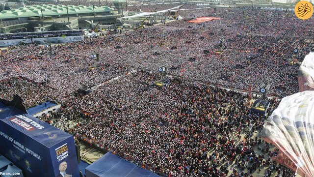 تجمع بزرگ هواداران اردوغان