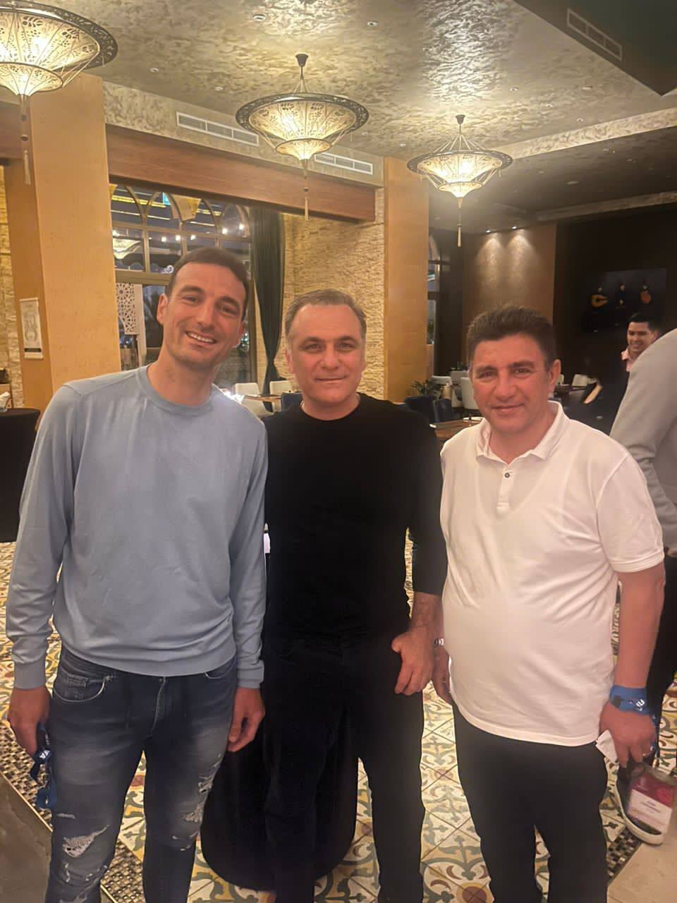 تصاویر | قلعهنویی کنار قهرمان جام جهانی | ملاقات امیر با رئیس!